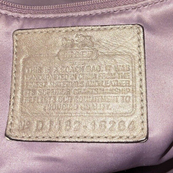 Coach 1941 Madison Gathered Leather Metallic Beige Sophia Satchel Shoulder Bag - Picture 10 of 16